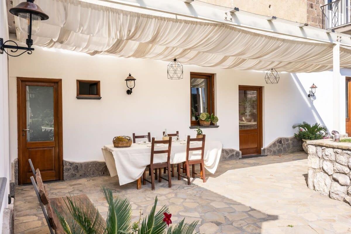 Villa Mimosa Rustic Elegance Views & Pool Massa Lubrense Exterior foto